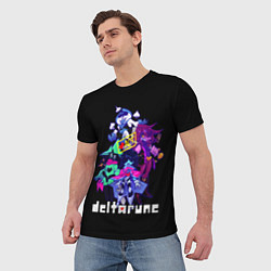 Футболка мужская DELTARUNE РУНА ДЕЛЬТА ГЕРОИ ИГРЫ, цвет: 3D-принт — фото 2