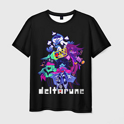 Футболка мужская DELTARUNE РУНА ДЕЛЬТА ГЕРОИ ИГРЫ, цвет: 3D-принт