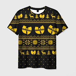 Футболка мужская НОВОГОДНИЙ СВИТЕР WU TANG CLAN, цвет: 3D-принт