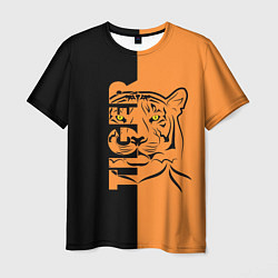 Футболка мужская Тигр - Tiger, цвет: 3D-принт