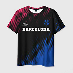 Футболка мужская BARCELONA Barcelona Est 1899 цвета 3D-принт — фото 1