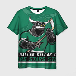 Футболка мужская Dallas Stars, Даллас Старз, цвет: 3D-принт