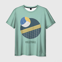 Футболка мужская Volleyball Спорт, цвет: 3D-принт