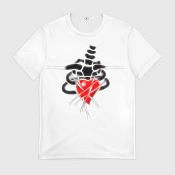 Футболка мужская Alien Heart W-01, цвет: 3D-принт
