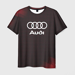 Футболка мужская Audi logo, цвет: 3D-принт