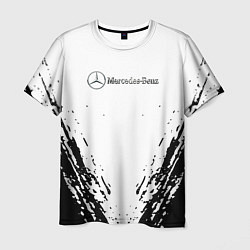 Футболка мужская Mercedes-Benz - Разрывы, цвет: 3D-принт
