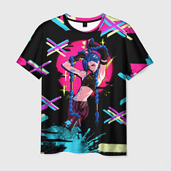 Футболка мужская Аркейн Jinx Arcane, цвет: 3D-принт