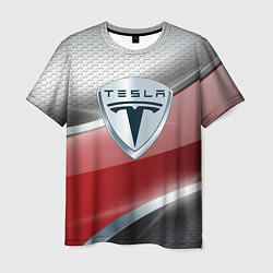 Футболка мужская Tesla - Logo Style, цвет: 3D-принт