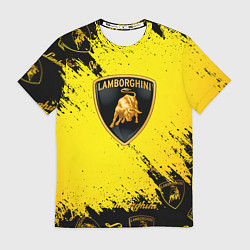 Футболка мужская Lamborghini Gold Sport, цвет: 3D-принт