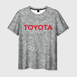 Футболка мужская TOYOTA PATTERN LOGO Z, цвет: 3D-принт