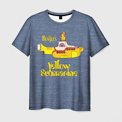 Футболка мужская On a Yellow Submarine 3D, цвет: 3D-принт