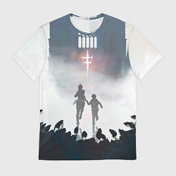 Футболка мужская Побег от крыс, цвет: 3D-принт