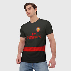 Футболка мужская Arsenal fc, цвет: 3D-принт — фото 2