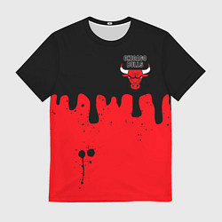 Мужская футболка Chicago Bulls Чикаго Буллз Логотип