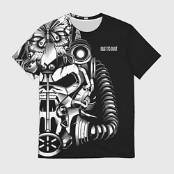 Футболка мужская Power ArmorFallout, цвет: 3D-принт
