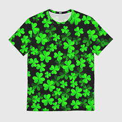 Футболка мужская Сlovers Fresh 3D Клевер, цвет: 3D-принт