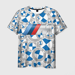 Футболка мужская М-ка BMW PATTERN SPORT, цвет: 3D-принт