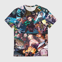 Мужская футболка Kimetsu no aiba Все персонажи