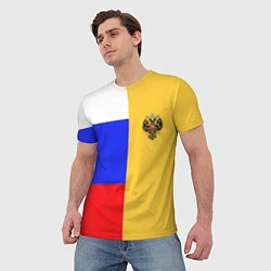 Футболка мужская Имперское знамя ТРИКОЛОР, цвет: 3D-принт — фото 2