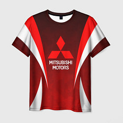 Футболка мужская MITSHUBISHI RED CAMO, цвет: 3D-принт