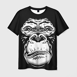 Футболка мужская Морда гориллы, цвет: 3D-принт