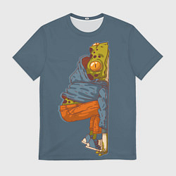 Футболка мужская Уставшая лягуха, цвет: 3D-принт
