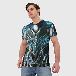 Футболка мужская BIOROBOT, цвет: 3D-принт — фото 2
