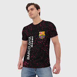 Футболка мужская БАРСЕЛОНА Barcelona Sport - Потертости, цвет: 3D-принт — фото 2