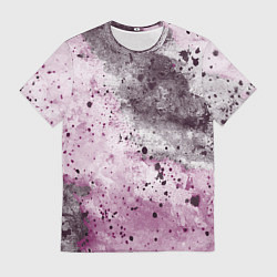 Мужская футболка Гранж Разводы и брызги краски