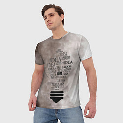 Футболка мужская Idea!, цвет: 3D-принт — фото 2