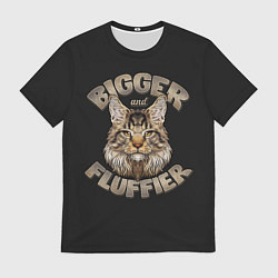 Футболка мужская Мейн-Кун Пушистик, цвет: 3D-принт