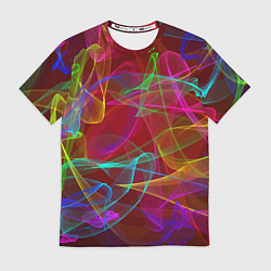 Футболка мужская Color neon pattern Vanguard, цвет: 3D-принт
