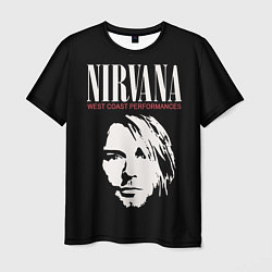 Футболка мужская NIRVANA Kurt Cobain, цвет: 3D-принт