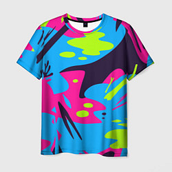 Мужская футболка Color abstract pattern Summer