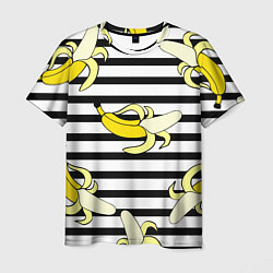 Футболка мужская Banana pattern Summer, цвет: 3D-принт