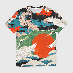 Футболка мужская Воспоминания об Японии, цвет: 3D-принт