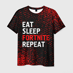 Футболка мужская Eat Sleep Fortnite Repeat Арт, цвет: 3D-принт