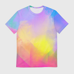 Футболка мужская Красочный неон, цвет: 3D-принт