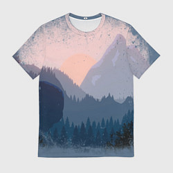 Футболка мужская Call of the Mountain, цвет: 3D-принт