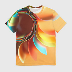 Футболка мужская Солнце из бумаги, цвет: 3D-принт