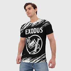 Футболка мужская Exodus КОТ Краски, цвет: 3D-принт — фото 2