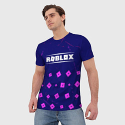 Футболка мужская ROBLOX Гранж, цвет: 3D-принт — фото 2