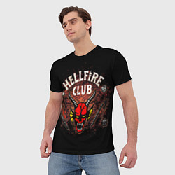 Футболка мужская Hellfire club, цвет: 3D-принт — фото 2