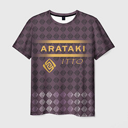 Футболка мужская Аратаки Итто Arataki Itto Elements Genshin Impact, цвет: 3D-принт