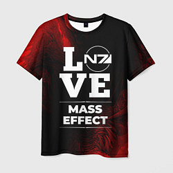 Футболка мужская Mass Effect Love Классика, цвет: 3D-принт