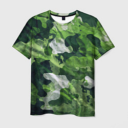 Футболка мужская Camouflage Pattern Камуфляж Паттерн, цвет: 3D-принт