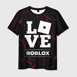 Футболка мужская Roblox Love Классика, цвет: 3D-принт