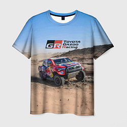 Футболка мужская Toyota Gazoo Racing Rally Desert Competition Ралли, цвет: 3D-принт
