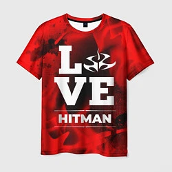 Футболка мужская Hitman Love Классика, цвет: 3D-принт