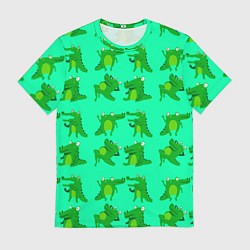 Мужская футболка FUNNY CROCODILES